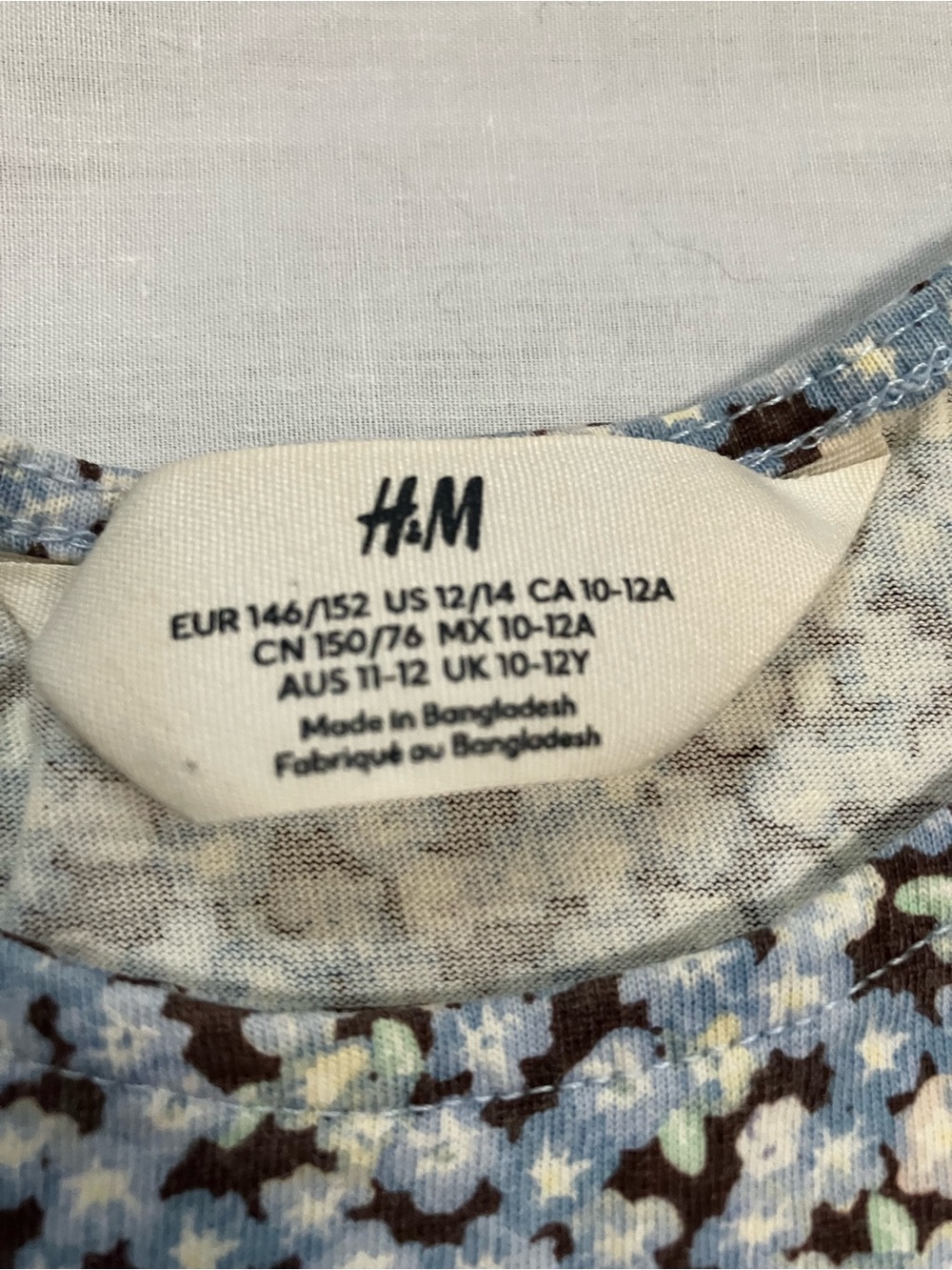 H&M Girls’ Cotton Summer Dresses Size US12-14 - Picture 3 of 6